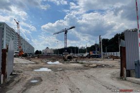 Как в эти дни выглядит улица Богдановича на известном многим участке